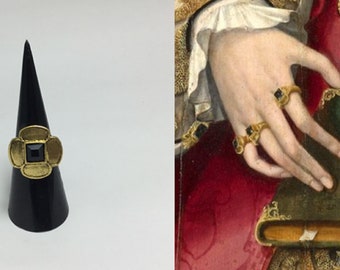 Elizabeth 1st Tudor Ouch Ring - Tudor jewellery - historical reenactment - cosplay - The Golden Age - Tudor Monarchy - Queen - Elizabethan