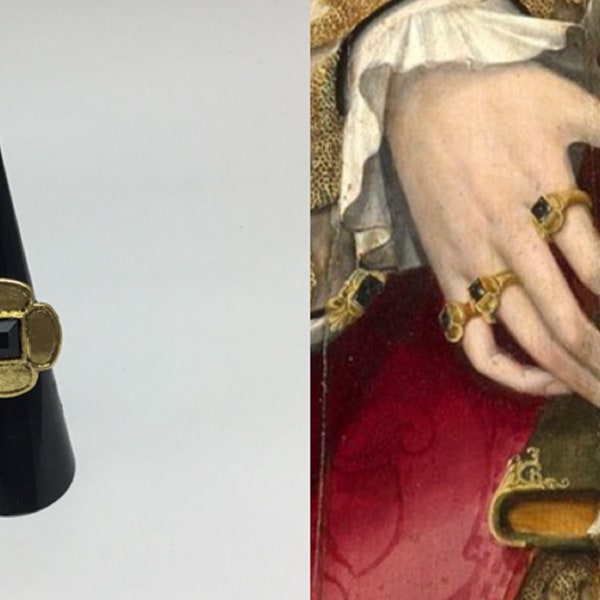 Elizabeth 1st Tudor Ouch Ring - Tudor jewellery - historical reenactment - cosplay - The Golden Age - Tudor Monarchy - Queen - Elizabethan