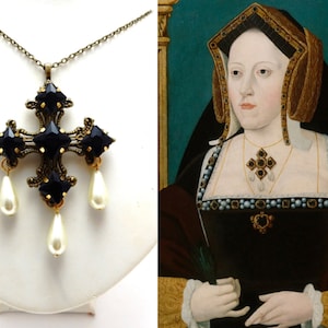 Catherine of Aragon replica necklace - Henry VIII wife - Tudor Queen - historical British reenactment - English Spanish Princess