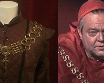 Cardinal Wolsey Chain of Office - Livery Collar - Lord Chancellor - Henry VII historical costume - Tudor - King's advisor - Catholic Bishop