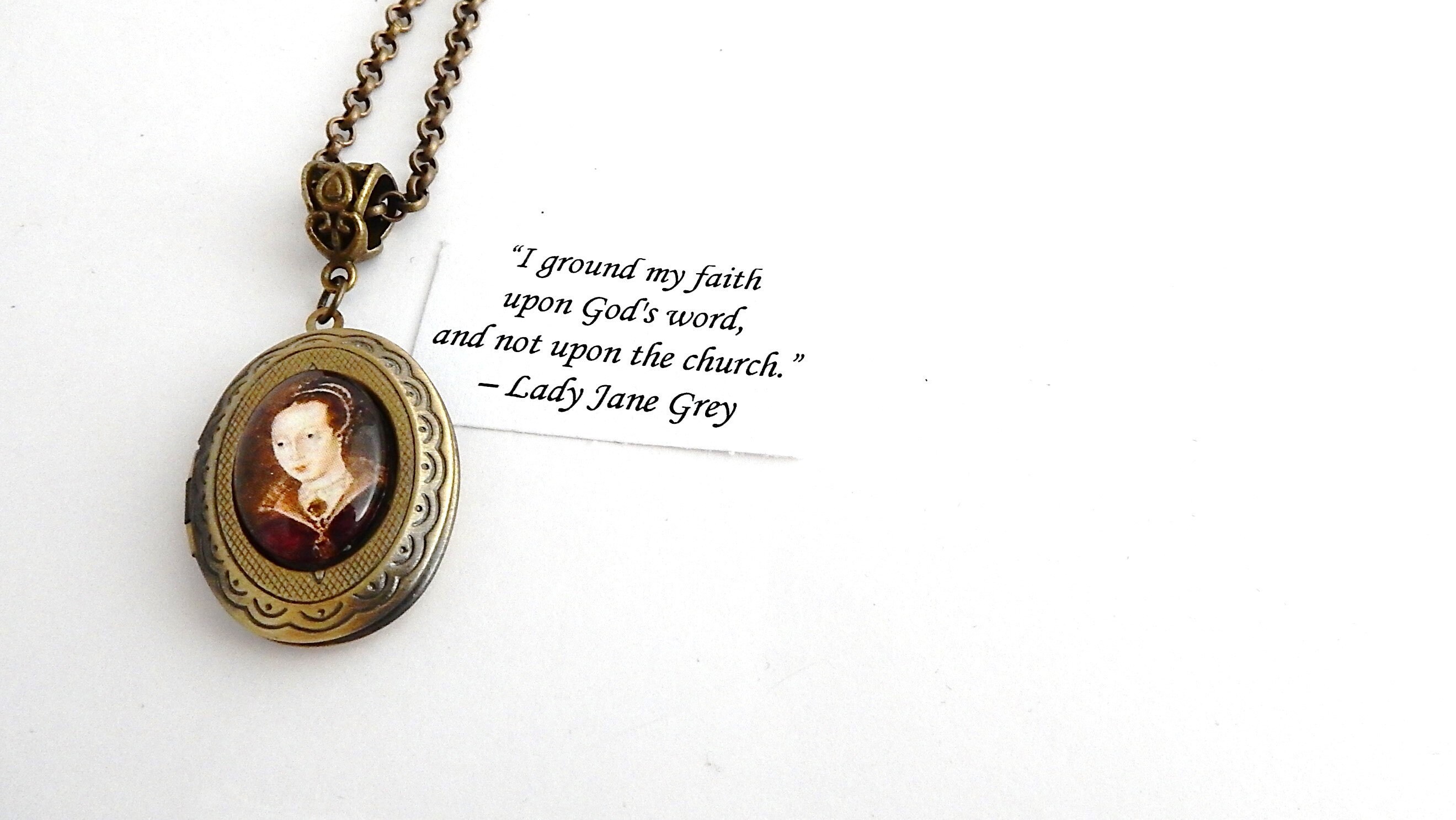 Lady Jane Grey Necklace Historical 