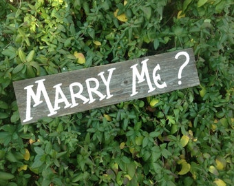 Country Proposal Sign / Rustic Proposal Sign / Wedding Proposal Sign / Marry Me Sign / Proposal Photo Prop / Proposal Sign / Marry Me