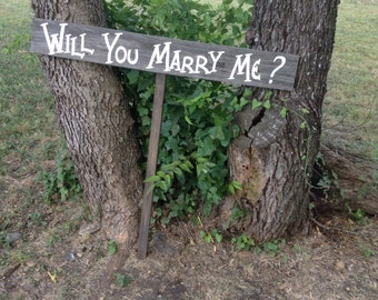 Proposal Sign / Will You Marry Me Sign / Proposal Photo Prop / Proposal Yard Sign / Marriage Proposal Sign / Country Proposal Sign