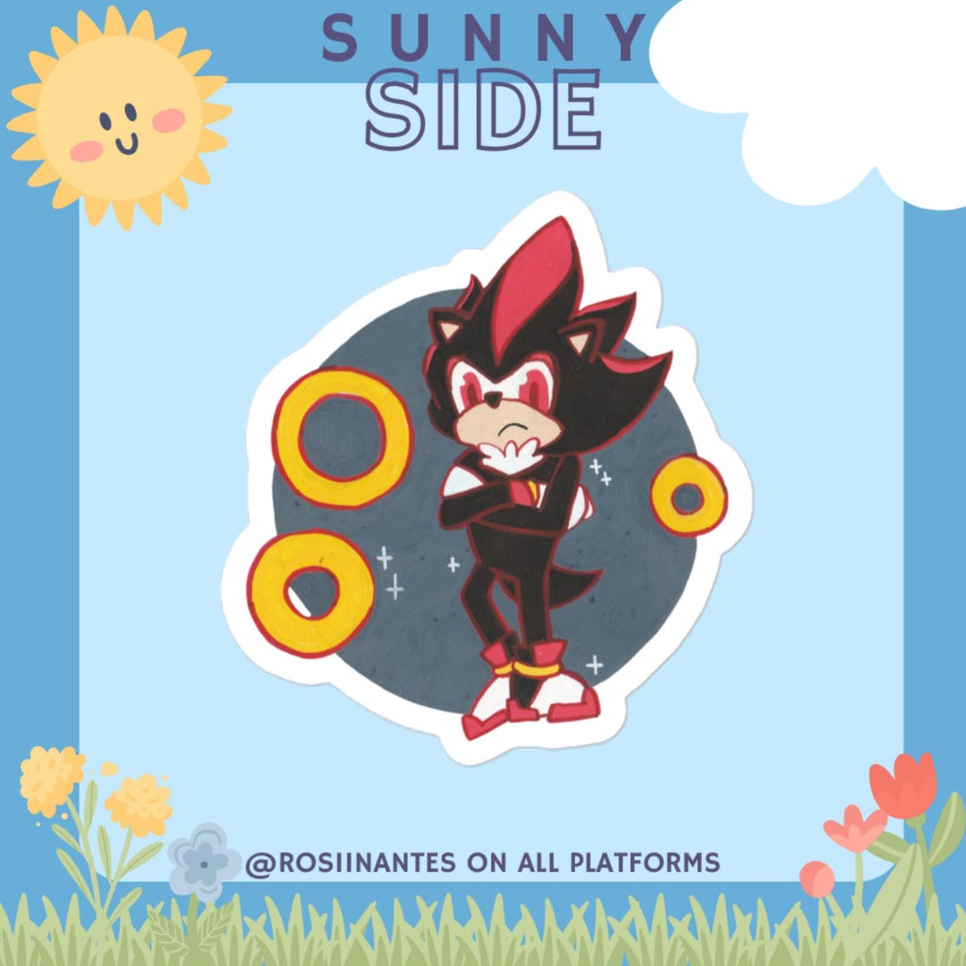 Shadow Figure Sticker Shadow Sticker - Etsy