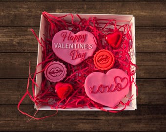 Valentines Day Gift - Fondant Cookies - Biscuits