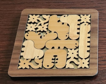 Happy Caterpillar Puzzle