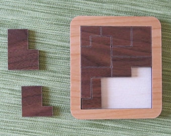 L-oquence Wooden Brain-Teaser Puzzle Toy Game Gift