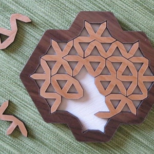 Triangle Edges wooden brain-teaser Puzzle Toy Game Gift