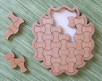 Knit Pagoda Wood Puzzle