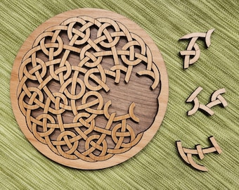 Celtic Circle Large Wooden Brain-Teaser Puzzle