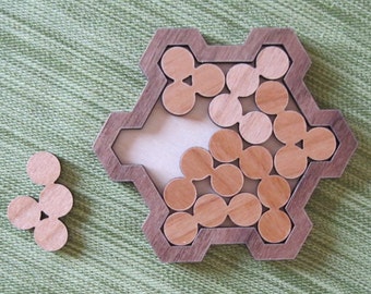 Stars Heaven wooden brain-teaser Puzzle Toy Game Gift