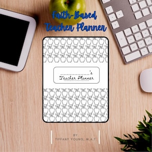 Digital Minimalistic Faith-Based Teacher Planner