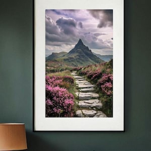 Connemara Digital Wall Art, Connemara Print, Scenic Ireland Prints, Connemara Poster, Irish Landscape,