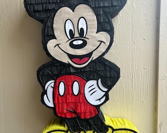 Custom Mouse Piñata | Classic Mouse Birthday Party Piñata | Kids Birthday Decor | Personalized Mouse Theme Party Piñata