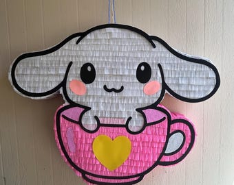 Cinnamaroll teacup Piñata – Custom Birthday Party Decoration, Kawaii Theme