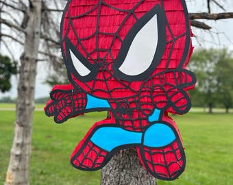 Custom Spider-Man Piñata | Superhero Birthday Party Decor