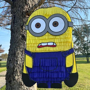 Minion Piñata | Minions Birthday Party Decor | Custom Despicable Me Piñata | Minion Party Supplies | Kids Birthday Piñata