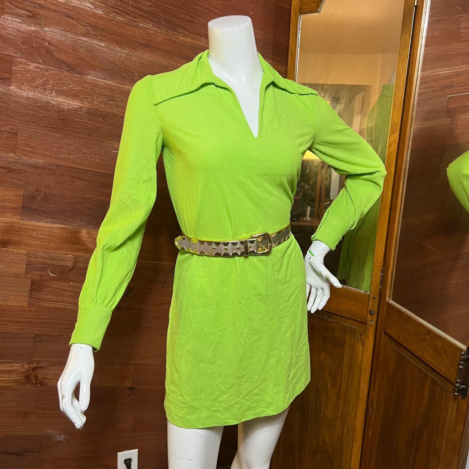 Green Gogo Dress - Etsy