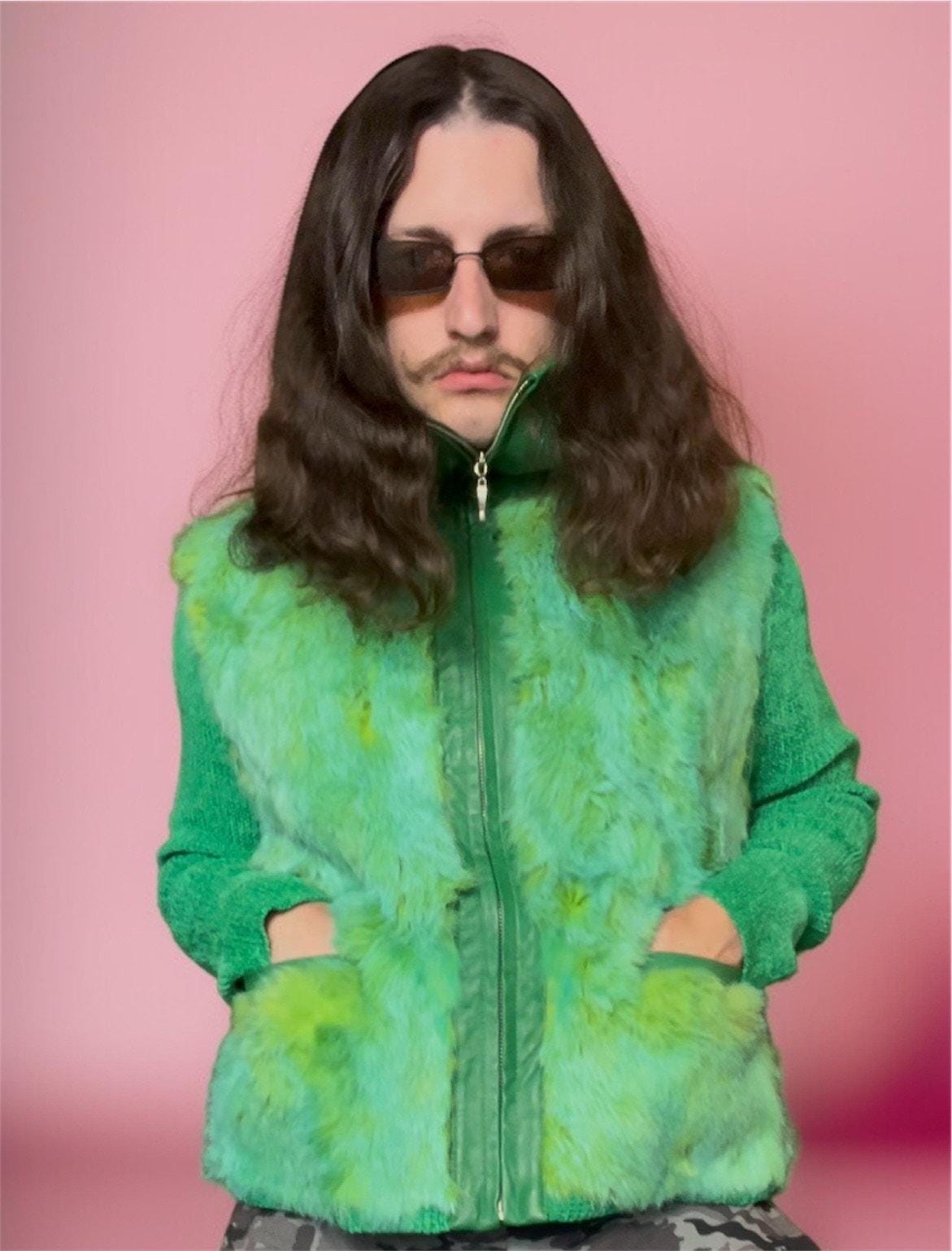 Y2k Fur Jacket - Etsy Y2k Fur Jacket - Etsy