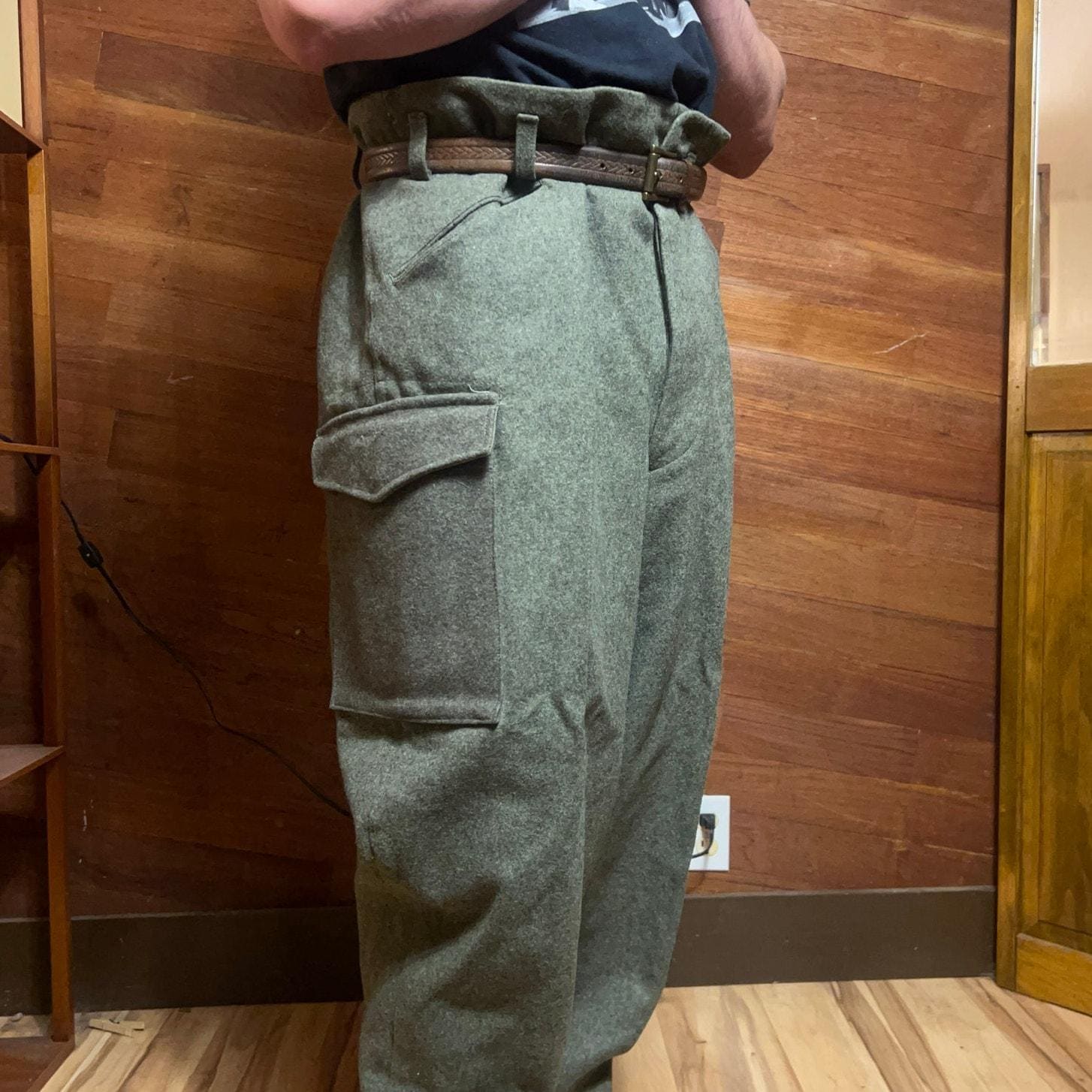 Swedish Army Wool Pants - Etsy