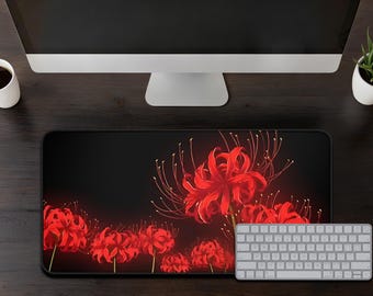 Pretty Pink Water Lillie Tappetino Mouse Pad Fiore Lilly - Morbido E Portatile - Regalo Per Mamma - 19,6x23,5 Cm