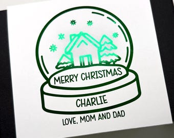 Christmas Gift Card Box: Foiled Christmas Cash Gift, Money Holder, Gift for Teens, Christmas Gift for Parents