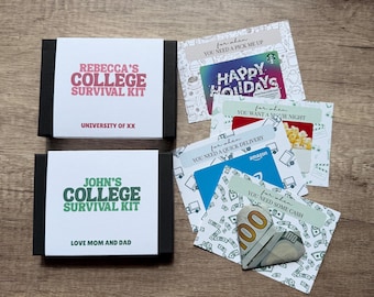 College Gift Card Book Box, High School Graduation Gift, College Care Package, Money Holder, Personalized Gift for College Student