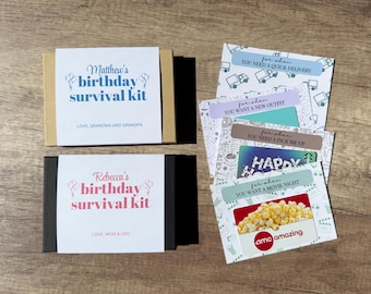 Birthday Gift Card Book Box: Multi Gift Card Holder, Teen Birthday Gift, Birthday Money Box for Cash and Gift Cards