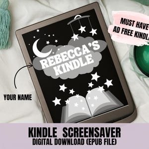 Custom Kindle Screensaver: Personalized Lock Screen (EPUB File)
