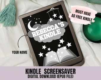 Custom Kindle Screensaver: Personalized Lock Screen (EPUB File)
