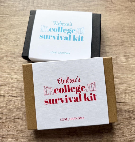 College Survival Kit, College Gift Card Book Box, High School Graduation Gift Card Book, College Care Package, Money Holder, Going Away Gift