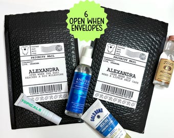 New Mom Care Package DIY Open When Envelopes: Postpartum Care Package, Baby Shower Gift, Pregnancy Care Package, SET OF 6