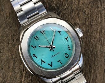 PREMIUM CUSTOM NAUTMOD *Modded NH35A Movement*  Arabic Numerals Dial