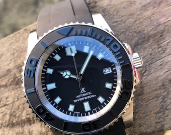 PREMIUM CUSTOM SUBMOD * Modded NH35A Movement* YMCeramic Insert