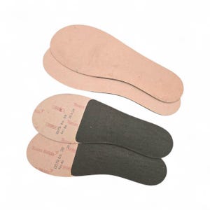 Reinforced Barefoot Shoe Insole | One-Piece Texon and Fiber Insole for DIY Sandals & Wide Feet | Sizes EU 36–41 | US 5–10