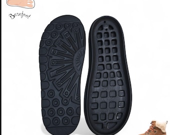 Damescomfortabele blote voetenzool voor ugg-stijl, sneakers, klompen, laarzen: brede neus, flexibel, licht, 4 kleuren, maten EU 36–41 / VS 5,5–10