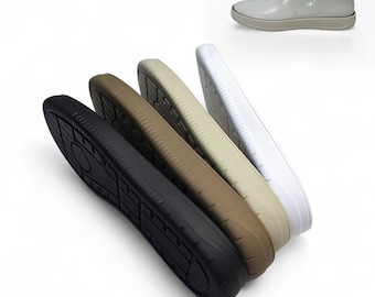 Men’s Rubber Outsole: Lightweight All-Season For Sneakers, Trainers, Boots, High-Top Shoes, DIY Sole – 4 Colors, EU 40–45 / US 7–12