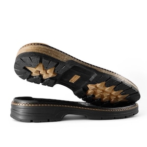 Men’s Rubber Non-slip Shoe Soles | Boots Outsoles for DIY Shoe Crafting & Repair | Durable Shoe Soles | Shoe Sizes US 7-12 / EU 40-45