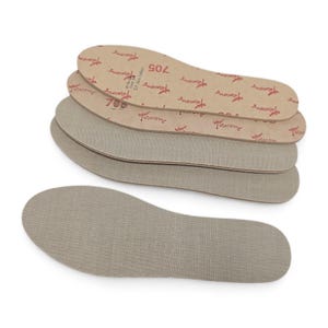 Two-Layer Shoemaking Insoles | Texon & Latex Foam for DIY Shoes | Cuttable Insoles for Sneakers, Flats, Boots | US 5-10 / EU 36-41