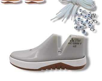 DIY Men's Shoe Making Kit | Lasts + Soles + Laces + Eyelets | Sizes US 7–12/EU 40-45 | Alpha Lock | Boots High-Top Sneakers