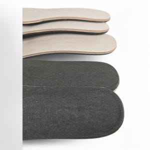 Förstärkta tvålagersinlägg för skomakare | Texon, latexskum och fiber | Skärbara inlägg för gör-det-själv-skor | US 5-10 / EU 36-41 bild 6