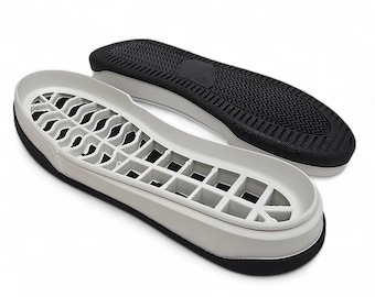 Women’s Sneaker Shoe Soles | Lightweight Rubber Outsoles for DIY Shoes & Repairs | Flexible and Durable | Sizes US 5-10 / EU 36-41