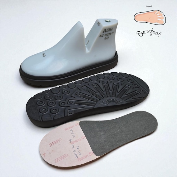 DIY Women’s Barefoot Shoe Kit – Wide Toe Lasts + Lightweight Eva Soles with Zero Drop + Insoles – EU 36–41 / US 5.5–10.5