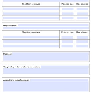 Speech Therapy Treatment Plan Template Editable Fillable - Etsy