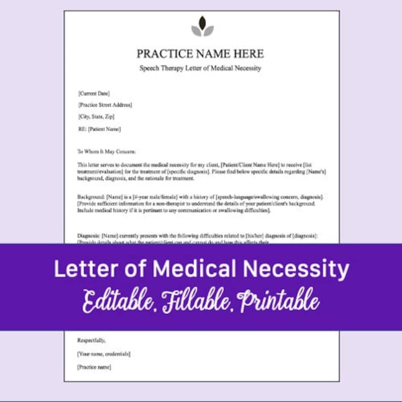 Letter Of Medical Necessity For Speech Therapy Editable Etsy New Zealand letter-of-medical-necessity-for-speech-therapy-editable-etsy-new-zealand