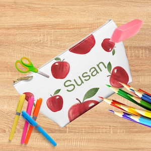 Personalized Student Pencil Pouch, Birthday Gift, Gift for Back to School, Gift for student, Monogrammed pencil pouch, custom pencil case