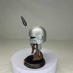 Mandalorian Figurine - Paint-Your-Own 3D Resin Model Kit — Sci-Fi Bounty Hunter Decor & Craft image 8