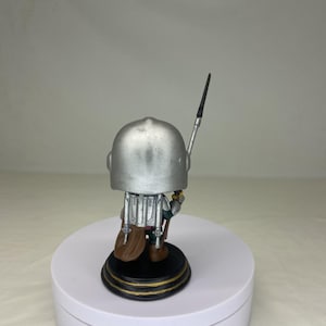 Mandalorian Figurine - Paint-Your-Own 3D Resin Model Kit — Sci-Fi Bounty Hunter Decor & Craft image 11