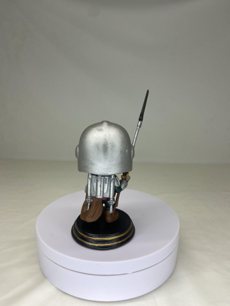 Mandalorian Figurine - Paint-Your-Own 3D Resin Model Kit — Sci-Fi Bounty Hunter Decor & Craft image 11