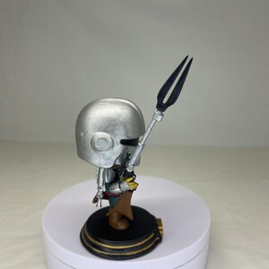 Mandalorian Figurine - Paint-Your-Own 3D Resin Model Kit — Sci-Fi Bounty Hunter Decor & Craft image 9
